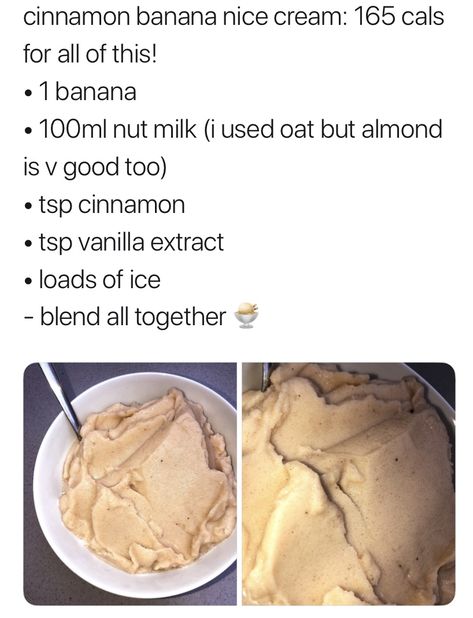 Meal Inspo Low Cal, Easy Low Cal Recipe, Food Calories List, Super Low Calorie, Low Cal Recipes, Banana Ice Cream, Healthy Food Motivation, No Calorie Foods, Low Cal