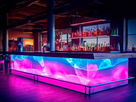 Un concepto visual de impacto es un  diferencial que destaca a un centro nocturno del resto.

Aumente el atractivo del suyo con las aplicaciones de pantallas led que le proponemos en nuestro artículo: 

#PantallasLED #PantallasMéxico #TecnologíaLED Futuristic Bar, City Golf, Souvenir Shop, Yachts, Golf, Led, Bar, Quick Saves