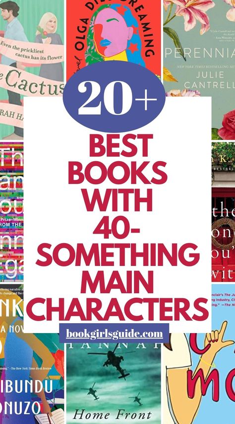 Looking for books with characters in their 40s? These highly-rated novels all contain 40-something main characters. We've noted the character ages to make it easy to find the 42-year old main characters if you are doing the POPSUGAR Reading Challenge. 40 Years Old Women, Popsugar Reading Challenge, Best Fiction Books, Women Books, Books To Read For Women, Books Cover, Female Friendship, Reading Challenge, Best Books