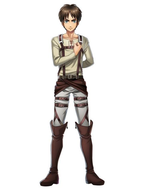 Eren Jaeger Full Body Pic, Eren Fanart, Gato Anime, Survey Corps, Anime Guy, Attack On Titan Eren, Eren Yeager, Eren Jaeger, Anime Stickers