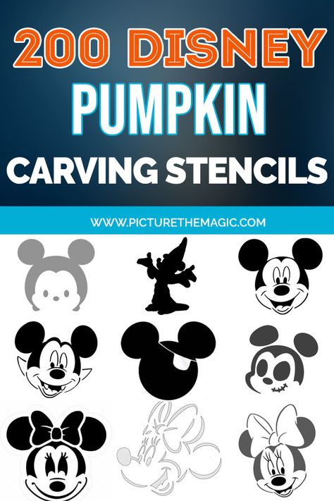 Disney Pumpkin Stencils Free Printables, Disney Pumpkin Carving Stencils, Mickey Pumpkin Carving, Mickey Mouse Pumpkin Carving, Mickey Mouse Pumpkin Stencil, Carbquik Pancakes, Pumkin Stencils, Pumpkin Carving Ideas Disney, Pumpkin Carving Disney Stencils