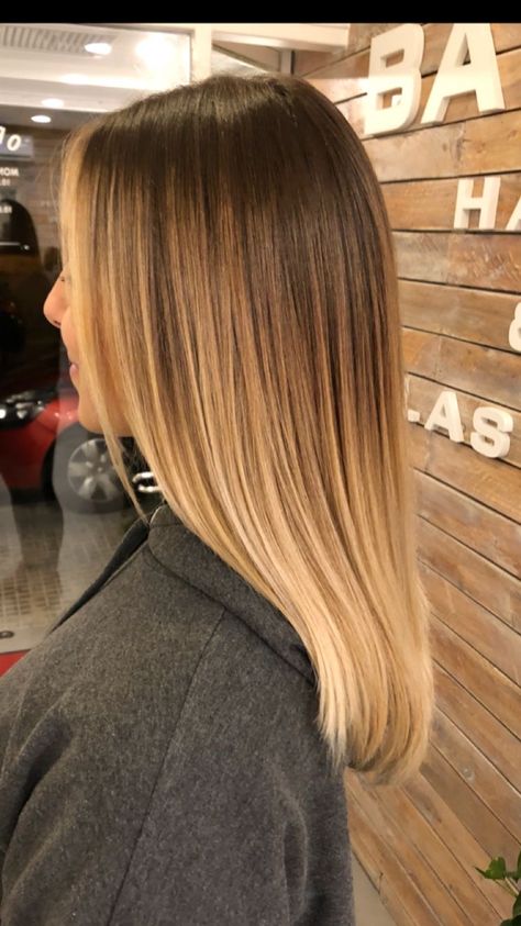 Golden Balayage Straight Hair, Honey Blonde Balayage Straight Hair, Warm Brown Balayage Straight Hair, Brown To Blonde Balayage Straight Hair, Brown To Honey Blonde Ombre, Balayage Straight Hair, Balayage Hair Caramel, Warm Balayage, Honey Blond