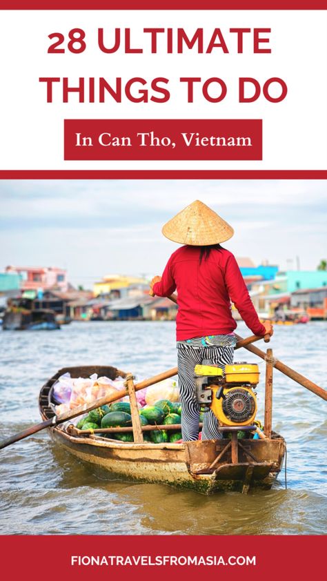 Can Tho Vietnam, Travel Cambodia, Vietnam Ho Chi Minh, Vietnam Itinerary, Ancient Houses, Travel Vietnam, Visit Vietnam, Mekong Delta, Can Tho