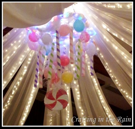 Candyland Decoration Ideas | Then here's the stage area that a bunch of other people worked on. Candy Decorations Party, Pto Events, School Dance Themes, Dance Theme, Sweetheart Candy, Dance Crafts, Dance Decorations, Dance Themes, Prom Theme