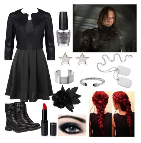 "Going on a date with Bucky Barnes" by brendon-urie-enthusiast ❤ liked on Polyvore featuring Timberland, Givenchy, David Yurman, OPI and Faith Connexion Winter Soldier Costume, Marvel Inspired Outfits, Runners Outfit, Marvel Fashion, Avengers Outfits, Movie Inspired Outfits, Marvel Clothes, Super Hero Outfits, Character Inspired Outfits