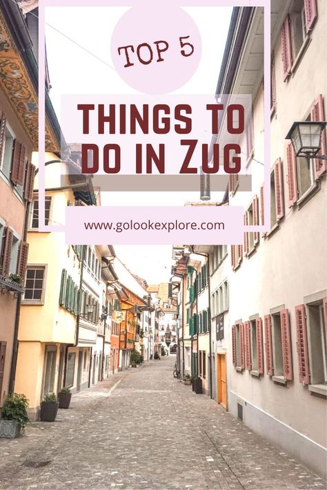 Fun fact if you do not speak german: Zug means train in german Zug Switzerland, Speak German, Europe Train Travel, Switzerland Photography, European Itineraries, Europe Train, Places In Switzerland, Teach Abroad, Europe Photography