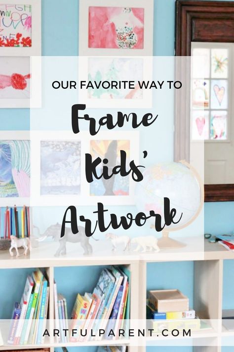 Looking for a way to frame kids artwork? These frames are well made, look great, and make changing out and displaying kids' art super easy! frame kids artwork | frames for kids art | display kids artwork | how to display kids art | frames for kids #kidsart Display Kids Artwork, Kids Art Frames, Kids Art Frame, Kids Art Display, Gallery Wall Picture Frames, Change Art, Displaying Kids Artwork, Frame Kids Artwork, Toddler Painting