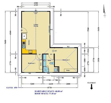 Garage Into Studio Apartment, Mini House Plans, Granny Flat Plans, L Shaped House Plans, Small Apartment Plans, Multigenerational House Plans, Beach House Floor Plans, Small House Blueprints, One Car Garage