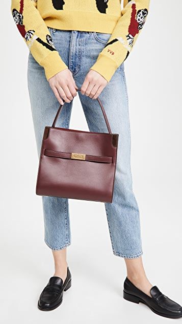 Tory Burch Lee Radziwill Small Double Bag | SHOPBOP Lee Radziwill, Classic American Style, Classic American, China Fashion, Style Icon, American Style, Accessories Design, Tory Burch, Designer Clothing