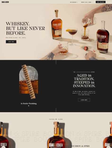 5015 Landing Page Design Inspiration - Lapa Ninja Bar Website Design, Elegant Web Design, Website Branding Design, Elegant Website Design, Bar Website, Luxury Website, Best Website Design, Cocktails Bar, Ecommerce Web