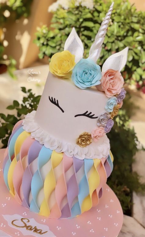 Return Gifts, Unique Cakes, Gift Cake, Unicorn Cake, Unicorn Party, Cake Ideas, Birthday Cake, Cake, Birthday