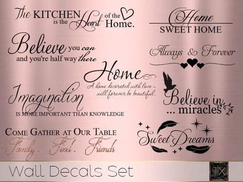 The Sims Resource - Wall Decals Set Sims 4 Wall Stickers, Sims 4 Wall Stickers Cc, Sims 4 Wall Decals, Sims 4 Wall Decals Cc, Sims Wall Decor Cc, Sims 4 Letters Cc, Sims 4 Cc Decor Wall Art, Sims 4 Wall Decor, Sims 4 Wall Cc