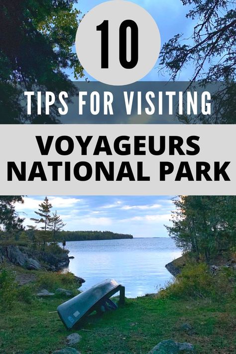 Awesome tips for visiting Voyageurs National Park, Minnesota's only National Park. Get on the water, spend time in nature, and maybe brave the cold. Spend Time In Nature, Voyageurs National Park, Apostle Islands, Canoe Camping, Minnesota Travel, Time In Nature, Boreal Forest, National Park Road Trip, National Parks Usa