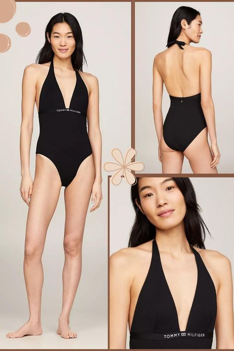 Women Bathing Suit Halter One Piece, Black (Black) One Piece Black, Women Bathing, Swimwear For Women, Winter Shoes For Women, Halter One Piece Swimsuit, Black Swimwear, Black Halter, Athleisure Wear, Sport Dress