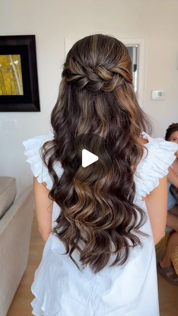 Boston Bridal Hairstylist | Nicole Greco on Instagram: "2 recent brides, both half up:  Nicole, 6/23  • sides down to blend with long face frame • glam style curls • 22” @bellamihair extensions in Dark Brown  • faux double twist braid in the back  Caitlin 6/15 • sides back with only short face frame pieces down • alternating curls  •18” @bellamihair extensions in Mochachino Brown • sleek alternating hairs to cover pins in the back  It doesn’t have to be one or the other, you can always mix and match. For more half up inspo, click here #nmgbridalhalfup to find your favorite looks  This wedding season get 15% off all your extension purchases when you shop bellamihair.com directly and use code NICOLEG   #bellamiambassador  #nmgbridalextensions   Nicole’s makeup: @alinesarkisbeauty  Caitlin’s Face Framing Bridal Hair, Face Frame Pieces, Long Face Frame, Short Face, Bridal Hairstylist, Double Twist, Twist Braid, Face Frame, Long Face