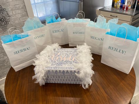 Mamma Mia Goodie Bags, Mamma Mia Aesthetic Party Decor, Mamma Mia Gift Ideas, Mamma Mia Hen Do, Mamma Mia Hen Party, Custom Ideas, Mama Mia Themed Bachelorette Party, Mama Mia Birthday Theme, Mamma Mia Themed Party