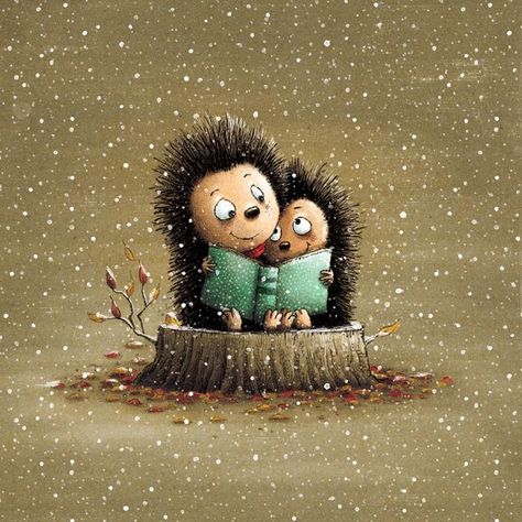 Reading Together, Snow Animals, Driftwood Projects, Book Recommendation, Book Book, Illustrators On Instagram, Penny Black, Beautiful Drawings, Cozy Christmas