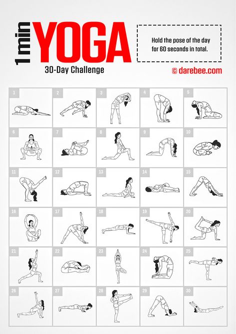 30 Day Yoga Challenge, Month Workout Challenge, 30 Day Yoga, Latihan Yoga, Fitness Challenges, Yoga Beginners, 30 Day Fitness, Fitness Outfits, Fitness Plan