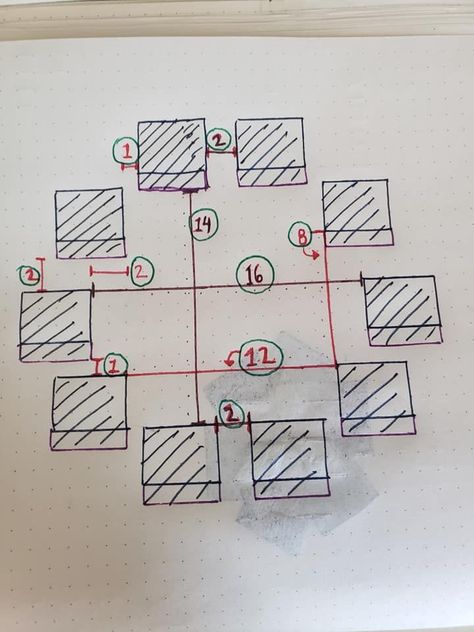 Acnh House Dimensions, Acnh Circle Neighborhood Layout, Animal Crossing Villager Neighborhood Layout, Acnh Dimension, Circle Neighborhood Animal Crossing, Acnh Villager Neighborhood Layout, Acnh Neighborhoods Layouts Circle, Acnh Neighborhood Layout Ideas, Acnh Circle Neighborhood