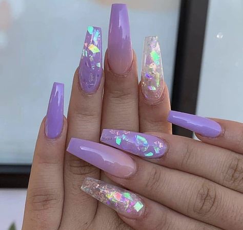 Purple Acrylic Nails, Ombre Acrylic Nails, Her Nails, Long Acrylic Nails Coffin, Nail Swag, Summer Acrylic Nails, Acrylic Nails Coffin, Coffin Nails Designs, Fire Nails