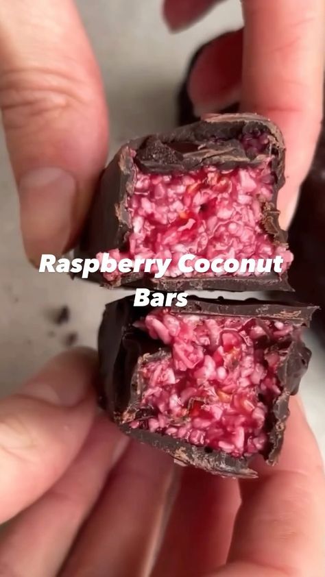 Easy Plant Based Recipes | Raspberry Coconut Bars ❤️ recipe below 🫶🏻 By @georginaburgess One of my fave no bake treats 🙌🏻 very similar to my raspberry coconut… | Instagram Raspberry Coconut Bars Recipe, Raspberry Coconut Bars, Coconut Truffles, Raspberry Bars, Raspberry Coconut, Plant Based Recipes Easy, Healthy Sides, Easy Plants, No Bake Treats