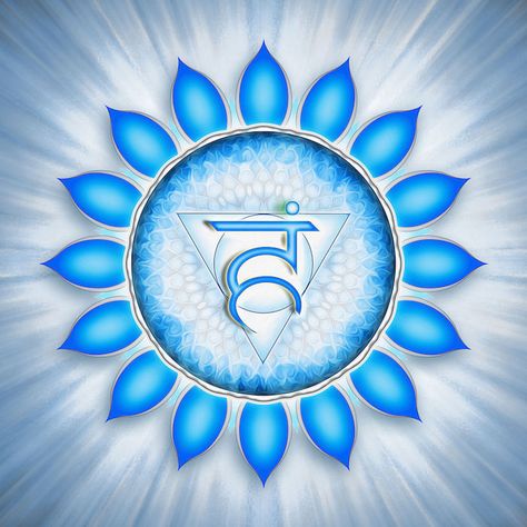 Discover The Easiest Way To Open Your Throat Chakra Art Chakra, Vishuddha Chakra, Throat Chakra Healing, Chakra Art, Les Chakras, 7 Chakras, Throat Chakra, Chakra Healing, Blue Water