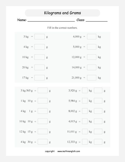 printable math worksheet Convert Kg To Grams Worksheet, Capacity Worksheets, Letter P Worksheets, Grade 6 Math Worksheets, Measurement Word Problems, Volume Worksheets, Third Grade Math Worksheets, Maths Worksheet, Measurement Conversion