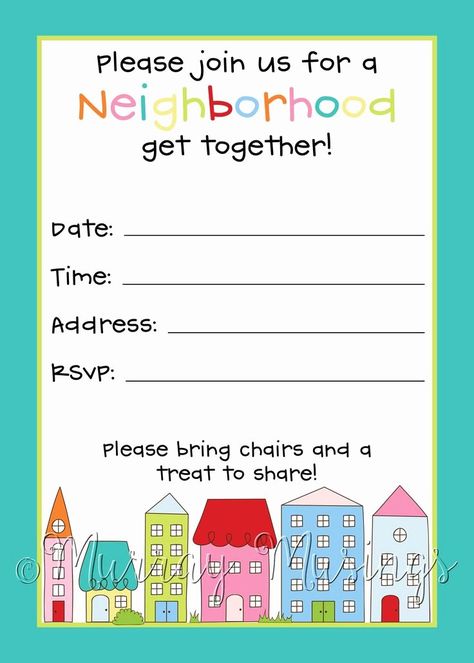 Block Party Invite Template Beautiful Best 25 Block Party Invites Ideas On Pinterest Neighborhood Block Party Ideas, Block Party Ideas, Neighborhood Party Invitations, Neighborhood Ideas, Neighborhood Activities, Halloween Block Party, Block Party Invitations, Party Ideas Christmas, Summer Block Party