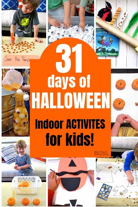 31 Halloween Activities for Preschoolers — Days With Grey Halloween Activities For Preschoolers, Halloween Activities Preschool, Fun Halloween Activities, Halloween Sensory, Diy Preschool, Halloween Bingo, Pumpkin Activities, Activities For Preschoolers, Mom Ideas