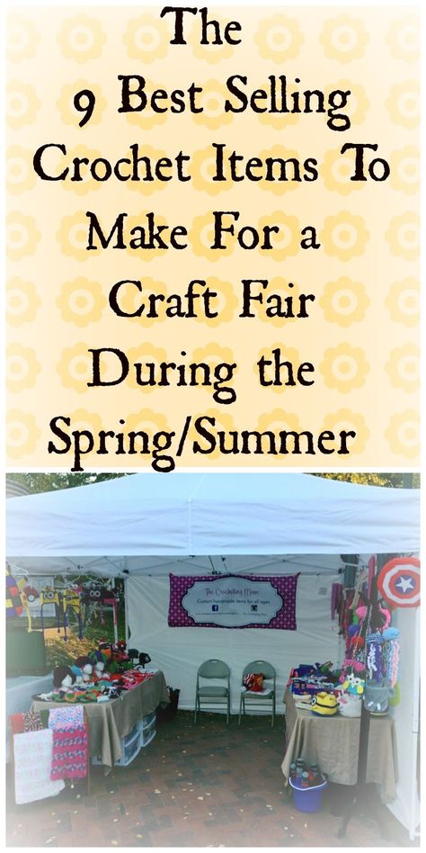 The best crochet items to sell at a Spring or Summer craft fair! Crochet Items To Sell, Selling Crochet Items, Crochet Projects To Sell, Crochet Craft Fair, Circle Mandala, Weather Crafts, Crown Drawing, Items To Sell, Summer Craft