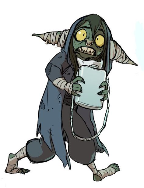 Goblin Art, Critical Role Fan Art, Fantasy Races, My Precious, Gremlins, Dnd Characters, Creature Design, Fantasy Character Design, Fantasy Creatures