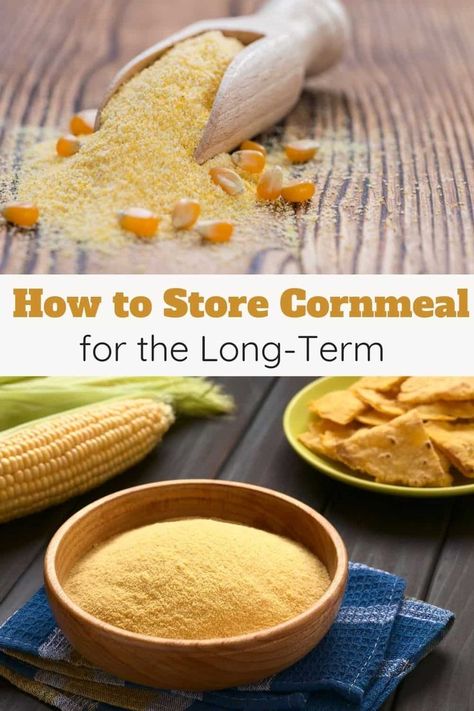 How To Make Corn Meal, Homemade Cornmeal, Storing Food Long Term, Dehydrating Food Storage, Emergency Preparedness Food Storage, Survival Food Storage, Prepper Food, Emergency Preparedness Food, Food Preserving