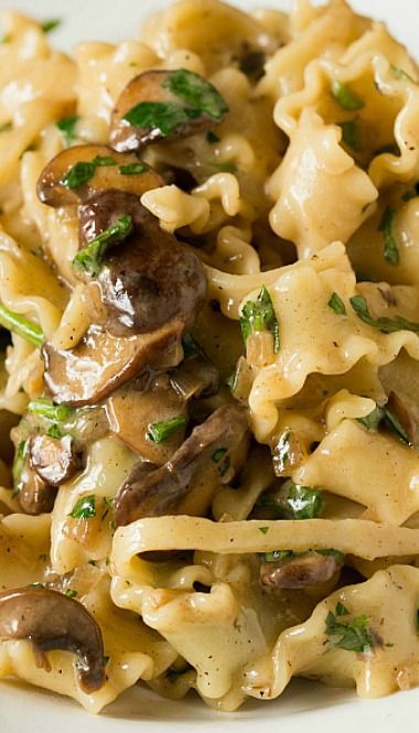 Looks yummy! Creamy Mushroom Pasta, Fontina Cheese, Mushroom Pasta, Noodle Dishes, Easy Pasta, Mushroom Recipes, Italian Dishes, How To Cook Pasta, Casserole Recipes