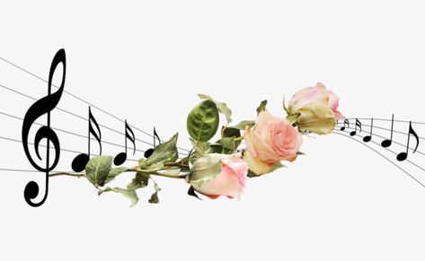 Music Notes Decorations, Music Border, Music Notes Drawing, Music Clipart, Music Notes Tattoo, Music Notes Art, Rainbow Music, Music Flower, Pink Music