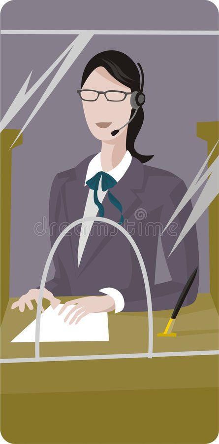 Employee Illustration, Bank Employee, Service Illustration, Series Illustration, Illustration Series, Employee Benefit, Fashion Illustration, Stock Vector, Vector Illustration