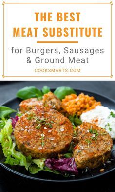 Plant Based Burger, Cooking For Dummies, Vegetarian Substitutes, Monday Recipes, Vegetarian Meat, Vegetarian Diets, Healthy Eating Meal Plan, Sausage Patties, Vegetarian Sausages