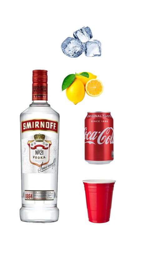 Vodka coke | Mixers | Drink combinations | Party drinks Smirnoff Drinks Recipes, Mixers For Vodka, Best Vodka Mixers, Smirnoff Drinks, Vodka Coke, Vodka Sprite, Vodka Mixers, Coca Cola Recipes, Cola Recipe