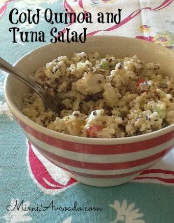 Quinoa Tuna Salad, Tuna Quinoa, Tricolor Quinoa, Sandwich Spreads, Quinoa Salads, Tuna Fish Recipes, Cold Lunches, Cold Salad, Paleo Lunch