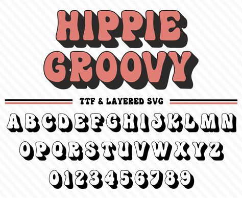 Groovy Script Font, Groovy Alphabet, Video Game Font, Retro Groovy Font, 70s Font, Game Font, Pixel Font, Ttf Fonts, Groovy Font