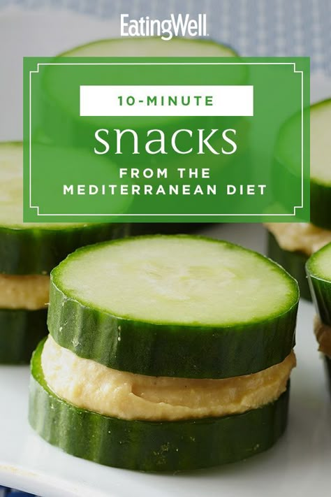 Embrace the world’s healthiest diet with these delicious Mediterranean snack recipes. Our healthy olive recipes, date recipes and more Mediterranean snack recipes are perfect to pack for an afternoon snack or make for a quick and easy appetizer. #mediterraneanrecipes #mediterraneanfood #mediterraneandishes #mediterraneandiet #healthyrecipes Meditranian Recipes, Mediterranean Diet Easy, Healthiest Diet, Mediterranean Diet Snacks, Mediterranean Snacks, Easy Mediterranean Diet, Mediterranean Diet Recipes Dinners, Healthy Foods To Make, Mediterranean Diet Meal Plan