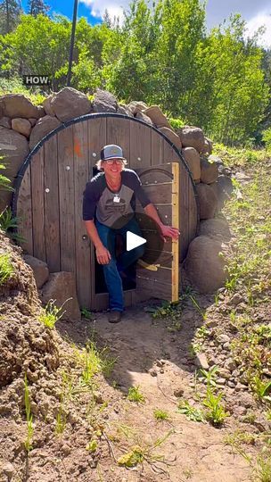 Diy Root Cellar How To Build, Root Cellar Diy, Diy Root Cellar, A Warrior In A Garden, Warrior In A Garden, Creek Garden, Ram Pump, Off Grid Homestead, Be A Warrior