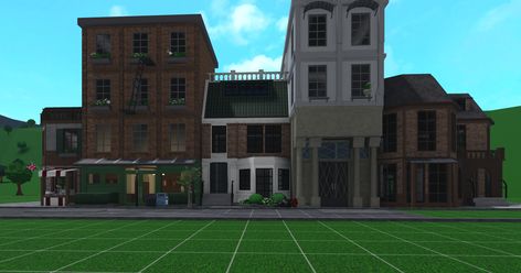 Bloxburg Realistic City Ideas, Town In Bloxburg Layout, Bloxburg Town Colour Scheme, Bloxburg New York Apartment Layout, City Building Bloxburg, New York Bloxburg City, Bloxburg Street Layout, Bloxburg Town Aesthetic, Bloxburg Appartement Building