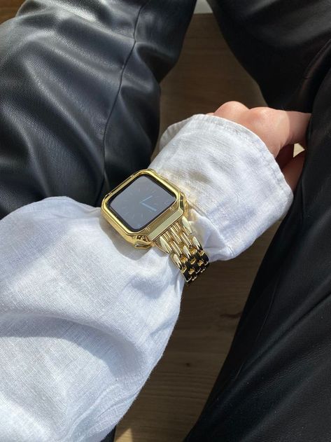 Apple Watch Case Cover, Gold Apple Watch Band, Apple Watch Bracelet, Rose Gold Apple Watch, Best Apple Watch, Apple Watch Bracelets, Ultra Luxury, Gold Apple Watch, Material Things