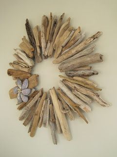 Twig Projects, Driftwood Wreaths, Driftwood Wreath, Camp Theme, Black Canvas Art, Driftwood Projects, Wood Wreath, Wall Wreath, Local Color