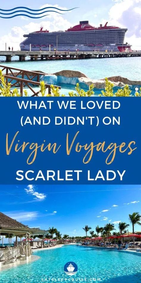 Back from a recent cruise, we weigh in with our opinions of Everything We Loved (and Didn't) about Virgin Voyages’ Scarlet Lady. Virgin Cruises, Cruise Pictures, Cruise Excursions, Virgin Atlantic, Mediterranean Cruise, Norwegian Cruise Line, Cruise Destinations, Norwegian Cruise, Royal Caribbean Cruise