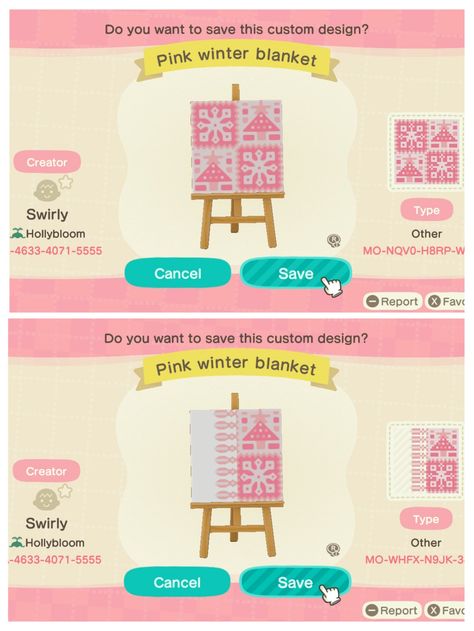 Acnh Winter Blanket, Animal Crossing Christmas Design Codes, Acnh Market, Acnh Christmas Code, Acnh Kawaii, Acnh Winter, Kawaii Ideas, Acnh Kidcore, Pink Island