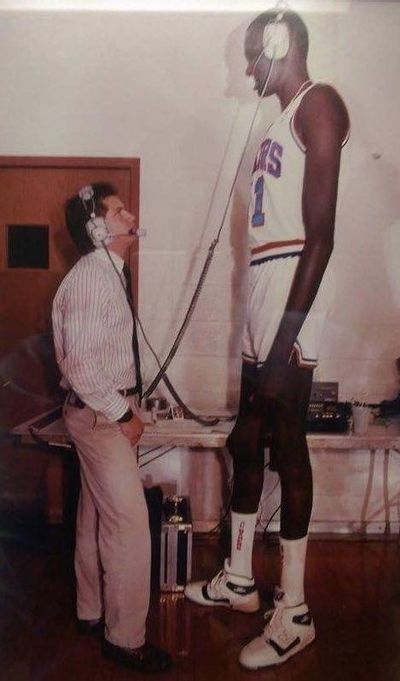 Manute Bol, Charles Barkley, Nba Season, Professional Athlete, Famous Celebrities, Interview, Celebrities, Sports, Mens Tshirts