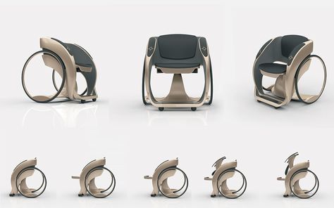 No Wheelchair Can Compare Futuristic Product Design, Wheelchairs Design, Wheelchair Accessories, Industrial Design Sketch, Medical Design, Yanko Design, Universal Design, Futuristic Design, Mobile Design