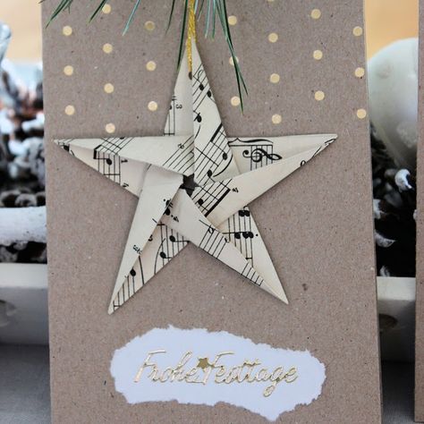 Xmas Card Craft, Xmas Cards Handmade, Origami Sheets, Noel Diy, Design Fails, Homemade Christmas Cards, Origami Stars, Christmas Wonderland, Diy Christmas Cards