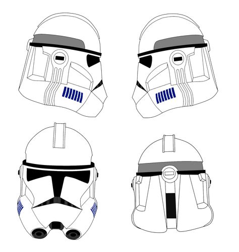 Clone Armor Template, Clone Trooper Armor Template, Clone Trooper Helmet Tattoo, Clone Trooper Helmet Drawing, Clone Helmet, Custom Clone Trooper Helmet, Phase 2 Clone Trooper Helmet, Phase 1 Clone Trooper Helmet, Clone Commandos